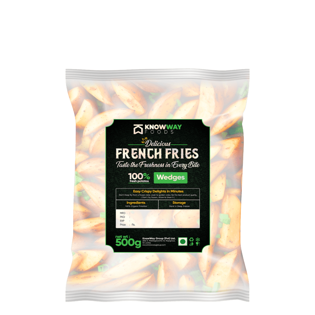 Potato Wedges 500G - Knowway Foods