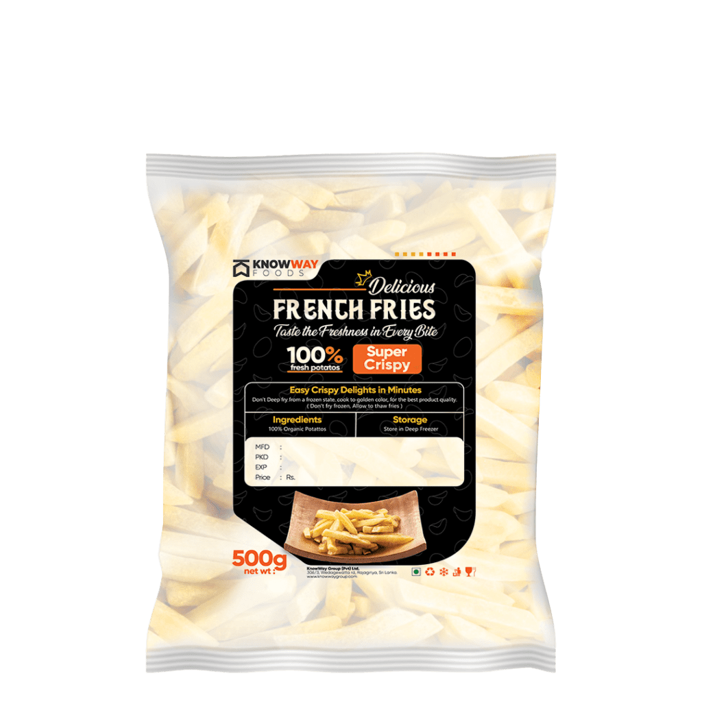 Super Crispy French Fries 500G - Knowway Foods