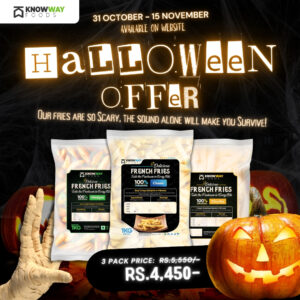 3KG Scary Halloween Offer - Special French Fries Offer